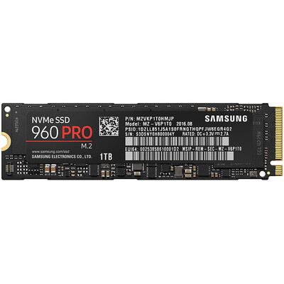 

SSD накопитель SAMSUNG 960 PRO M.2 NVMe
