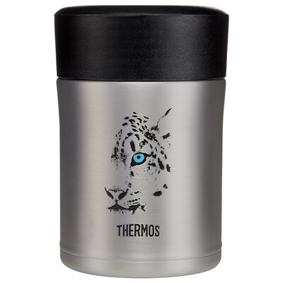 

THERMOS FAMILY FURNISHER 470ml High Vacuum Stainless Steel Insulation Tank Snow Leopard Series TCLA-471SBK SL