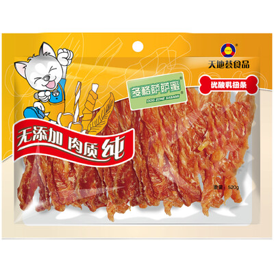 

Duo Sesa honey pet food dog food snack yogurt twist 520g nutrition chicken soft silk