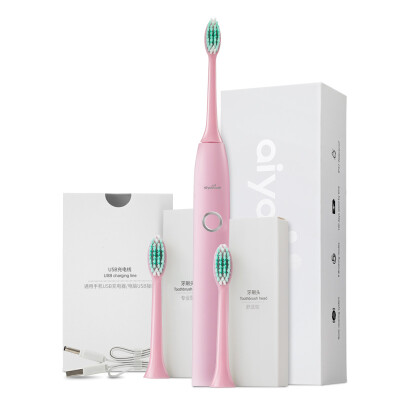 

aiyabrush ZR101 Charged Smart Acoustic Wave Toothbrush Vibration Electric Toothbrush Adult Couple Model toothbrush single only pink