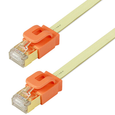 

Бауэр звезда г (PowerSync) CAT7-GFIMG14 Семь видов кабеля 1 метр гигабитной меди гальваническим плоский кабель экранированный кабель лимонно-желтый