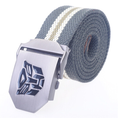 

Shanglong Transformers Canvas Belt Military Style Casual Army Outdoor Belt 120cm