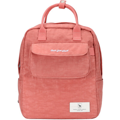 

Aihua oiwas new Korean version of the school backpack women models leisure trend shoulder bag female OCB1619 pink