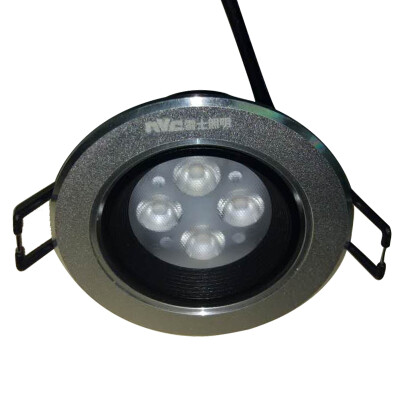 

NVC lighting NVC spotlights led spotlights ceiling adjustable angle 4W hole 75mm sand silver lamp surface 3000K yellow