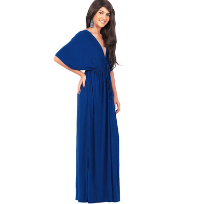 

Backless Dress Women Evening Dress Party Dress Long Dress Deep V Neck Dresses