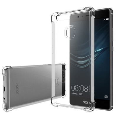 

ESCASE Huawei славы V8 телефон оболочки Huawei славы V8 мобильный телефон случае TPU все включено подушка безопасности падение мягкой оболочки через белый