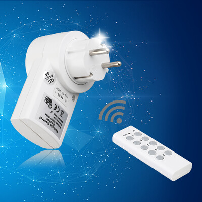 

5 Беспроводная сеть переключателя розетки + 1 Пульт дистанционного управления Главная Сетевой ЕС Plug ЕС Plug