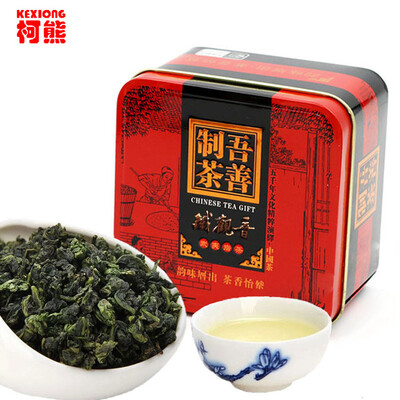 

155g 10 packs Superior Healthy Chinese TiKuanYin Green Tea,TieGuanYin Oolong Tea, Green Food Gift Packing Iron cans Packing