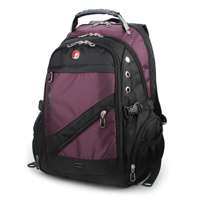 

SWISSGEAR Наплечная сумка Мужская и женская гидроизоляция 15,6 "Сумка для компьютера Сумка для путешествий сумка SA-1418 Purple