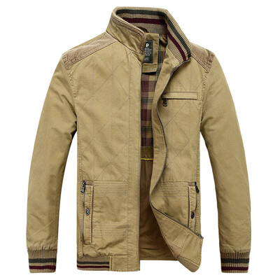

M-4XL Plus Size Jacket Fashion Men Casual Solid Full Sleeve Thick Sport Jackets Cheap Clothing