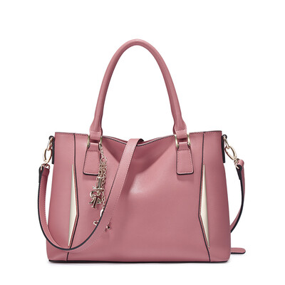 

Old head (LAORENTOU) new cowhide ladies tide fashion shoulder bag casual handbag Messenger bag large package 958J137L1C carmine