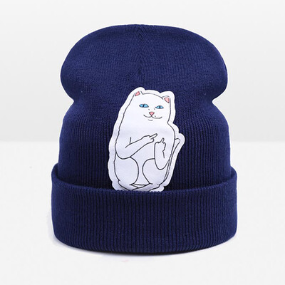 

WISHCLUB Winter Hat For Women Beanie Hat Cat Knit Hat Cap Skullies Beanies Warm Cap