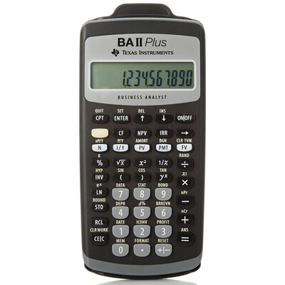 

Texas Instruments TI BAII plus Financial Calculator