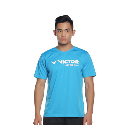 

WACKER Victor Victory Badminton T-shirt T-shirt T-6027C Men&39s&Women&39s Sportswear M Code Blue