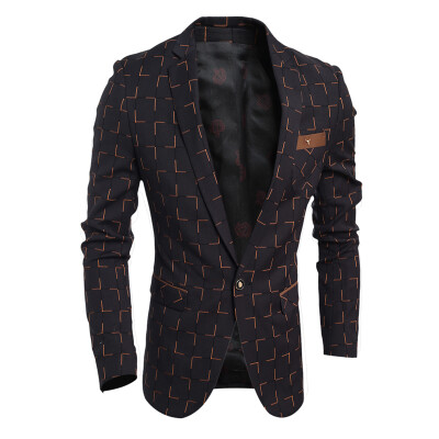 

Fashion New Men Square Suit Coat