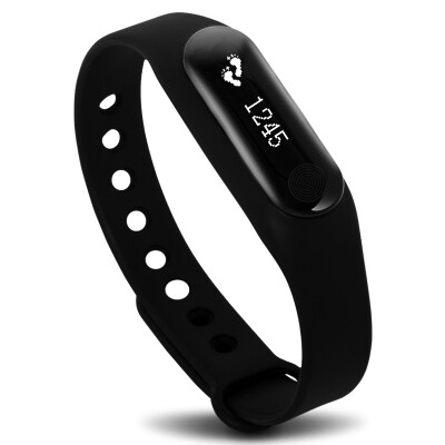 

Full pass H5 smart bracelet micro letter mobile information display call reminders USB direct charge waterproof waterproof monitor men&women health watch support Apple millet phone blue