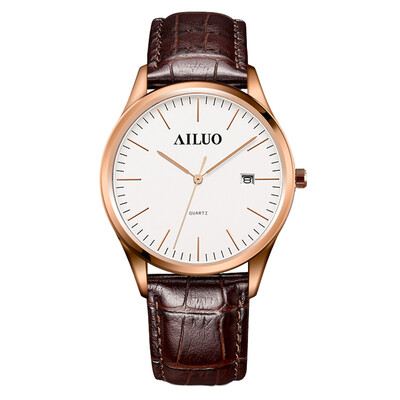 

Г-жа Aino (AILUO) серии Ши Ин часы ремешок пара женская форма L7082L-MRW