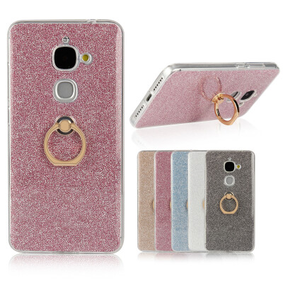 

MOONCASE 2 in 1 Glitter Bling Prints Flexible Soft TPU Protective Case Cover with Ring Holder Kickstand for Letv Le 2 X620