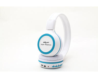 

Digital Headband headset Headphones earphones FM LCD Display Support SD Card Slot With Microphone N85