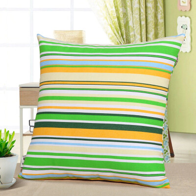 

Ivy home textiles coarse cloth pillow sofa cushions core (Xi day love green 46X46