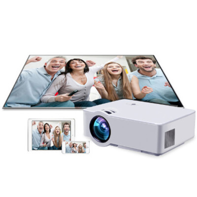 

E08 LCD + LED Портативный проектор 1500LM 800x480 пикселей HDMI Home Media Player Великобритания Plug