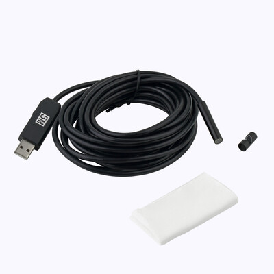 

5M 6 LED USB водонепроницаемый эндоскопа Borescope Змея инспекции камеры видео 7мм