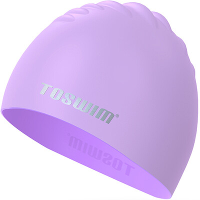 

TOSWIM (TOSWIM) плавающий колпачок водонепроницаемый моды сплошной цвет удобно не ходить плавательные колпачки мужчин и женщин силиконовые плавательные шапки TS61400752 выделяется фиолетовый