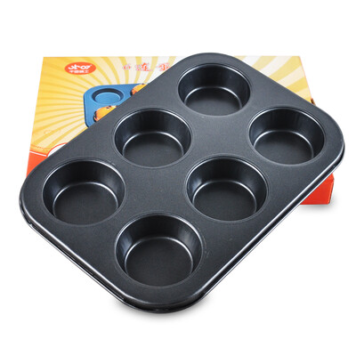 

Thousands of Seiko 6 with cake baking baking tools 6 mold even cup non-stick muffin cake mold baking oven mold paper feeding cup