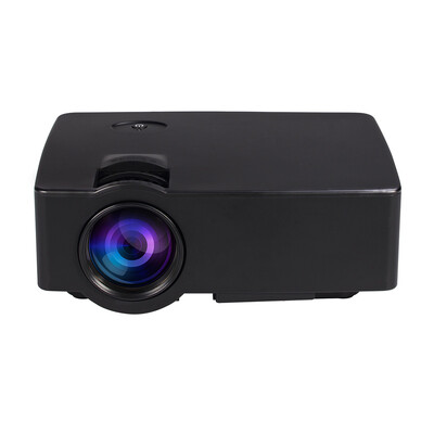 

E08 LCD + LED Портативный проектор 1500LM 800x480 пикселей HDMI Home Media Player ЕС Plug