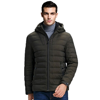 

Pierre cardin (pierre cardin) 23C3550 male urban leisure hooded down jacket green 52 (180)