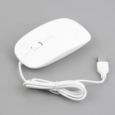 

Wired Optical Mouse Ultra Slim High Quality Mice USB for PC Laptop