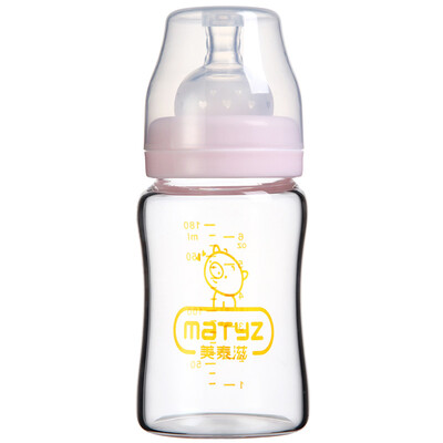 

Mattea Matyz Высокая боросиликатная стеклянная бутылка с широким калибром Взрывобезопасная бутылка 180ML MZ - 0807
