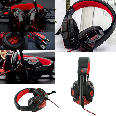 

New Gaming Headset Headphone Microphone Stereo Earphones with MIC+USB 580104