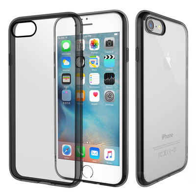 

Ракеты (ROCK) Apple 7/8 оболочка телефона iphone7 / 8 защитная крышка тонкая всеохватывающая серия жестких оболочек через черный
