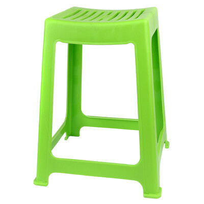 

Camellia stool plastic stripe stool 466cm high stool 4 green