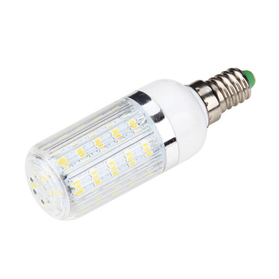 

E14 7W 36 SMD 5730 Silver Side Light LED Corn Bulb Pure/Warm White 110V/240V