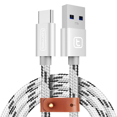 

Tulas TORRAS Andrews data cable charging line for Type-c Huawei p9 glory 8 millet 5 plus 3 generations of music as 1s mobile fast charge aurora silver 1 meter