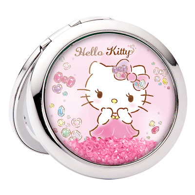 

HELLO KITTY Hello Kitty Makeup Mirror Romantic Creative Gift Birthday Gift Valentine&39s Day Gift Portable Portable KT1601