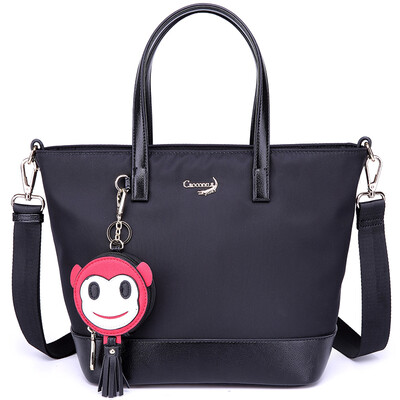 

Crocodile CROCODILE Handbag Nylon Tarpaulin Handbag Shoulder Bag 12624083-01 Black