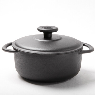 

Jingdong supermarket cast taste Jill May 22cm cast iron dumb black soup pot induction cooker general