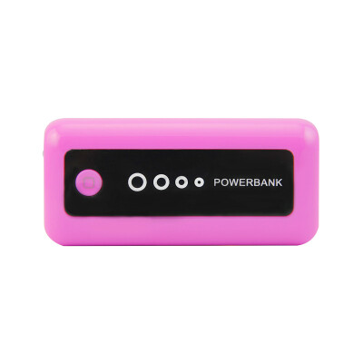 

Portable Charger 5600mAh Power Bank USB Battery Pack 2.0 USB Ports Li-polymer Battery External Battery For Smartphones Rose Black