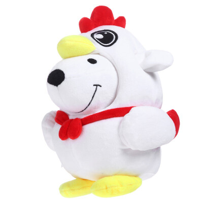 

JD JOY Jingdong Mascot Plush Doll Set Rooster Zodiac Edition Large Factory Straight Hair