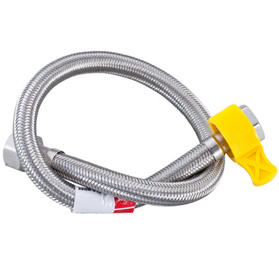 

Balle D59 50CM double copper head hot&cold water inlet pipe 304 stainless steel explosion-proof hose