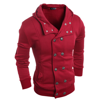 

Men Cotton Casual Hoodie Coat