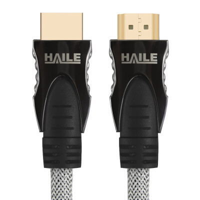 

Haile HY-51H-1.5M Gold-plated version of the HDMI digital high-definition line 1.4 version / 3D TV cable / 4K high-definition video cable 1.5 meters