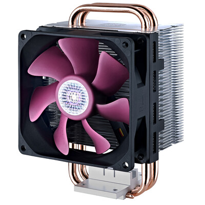 

Cooleraster CoolerMaster Blizzard T2 CPU cooler multi-platform 2 heat pipe 9cm fan straight touch heat pipe