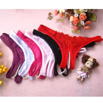 

3pcs Female G String Women Lingerie Girls T Panties(Color Delivered out by Randomly