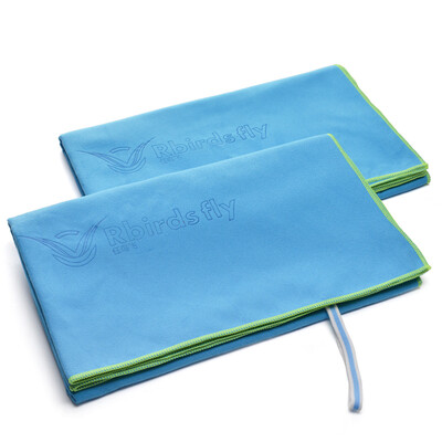 

Any bird flying outdoor fitness sports sweat towel soft quick dry towel swimming dry hair bath towel absorbent towel 2 pieces 80 130cm blue NF1010