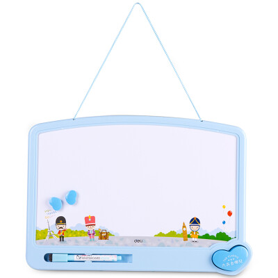 

Deli 7805 soldier series 350 × 260mm children&39s drawing board painted board writing board graffiti board blue