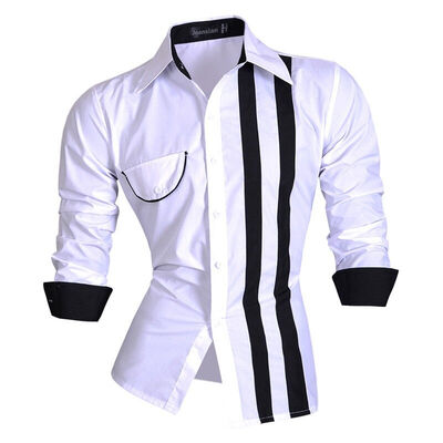 

AutumnFall Men Long Sleeves Cotton Shirt